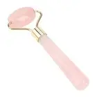 Rose Quartz Crystal Slimming Face Beauty Massage Roller Skincare Relax Tool