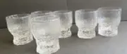 Six Aslak Tapio Wirkkala For Iittala Cordial Glasses 3" High Clear Glass MCM