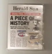 Herald Sun 2001 Premiership Cup Pin