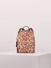 taylor leopard small backpack