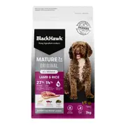 Black Hawk Original Mature Lamb & Rice Dry Dog Food - 20kg