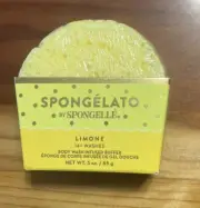 Spongelle Spongelato LIMONE Body Infused Sponge Exfoliate 3oz New