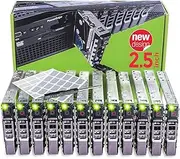WorkDone 12-Pack 2.5" T440 T640 R430 T430 R630 T630 R730xd R830 R930 T620 R720 R820 Drive Caddy - G176J Compatible for Dell PowerEdge Servers - Sled Sticker Labels - Manual - Additional Tray Screws