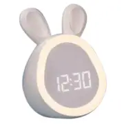 Children Cute Alarm Clock with Night Light Stepless Dimming LED Digital6826