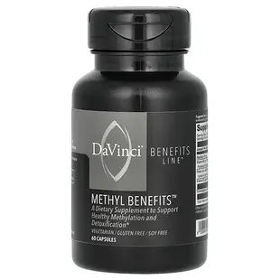 [iHerb] DaVinci Laboratories of Vermont Benefits Line, Methyl Benefits, 60 Capsules