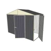 Build-a-Shed 3.0 x 1.5 x 2.3m Gable Single Hinged Side Door Shed - Grey