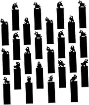 24Pcs DIY Scratch Paper Art Kit Creative Animal Design Bookmarks for Fun Drawing for Boys for Crafting and Present Making Activities