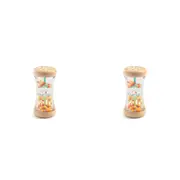 2x Djeco Babyplui Shaker Rattle Kids/Children Fun Play Toy 9.5cm Assorted 3m+