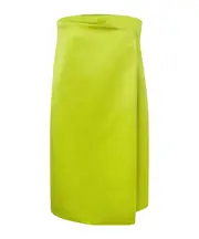 wrap mini dress IT40 Lime green