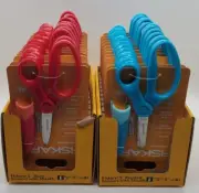 Fiskars Scissors 5" Eraser Sheath, Flip Sharpener Lot of 24 New with Packaging