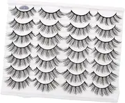 [SHERCHPRY] Natural and Lasting Eyelash Beauty False Eyelashes for Girls Makeup False Lash Set Easy to Apply