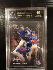 Topps NOW WS-1 Chicago Cubs World Series Champions BGS 10 BLACK PRISTINE ALL POP