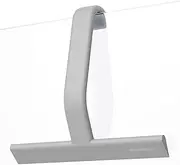 dancemoon JustHang Shower Squeegee for Glass Door, All-one-Piece Silicone with Built-in Hook Design for Easy Hanging and Cleaning, 25 cm, Gray