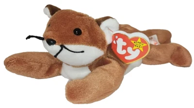 CT* Ty Beanie Baby - SLY the Fox (8 Inch) MWCT Plush Stuffed Animal Toy
