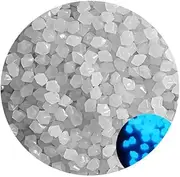 Taicols Glow in The Dark Rocks Outdoor Decorative Stones,300 Pcs Glow Pebbles Decoration in The Dark Luminous Stones,Resin Garden Decorative Stones Glow in The Dark Pebble Small Garden (White)