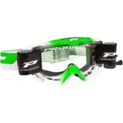 Pro Grip 3200 Venom Goggles with Roll-Off System (One Size Fits All, Green)
