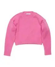 drop-shoulder jumper L Pink