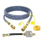 3Meter 1/2 inch Natural Gas Hose Natural Gas BBQ Hose for Pizza Oven BBQ