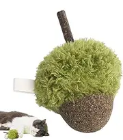 Cat Toys with Catnip | Acorn Catnip Cat Toys,Interactive Chewing Cat Ball, Kitten Bite Toys, Cute Plush Fruit Toy for Indoor and Outdoor Use