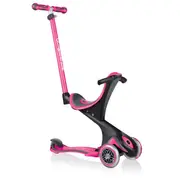 Globber Go Up Deluxe 3 Wheel Kids Scooter Deep Pink