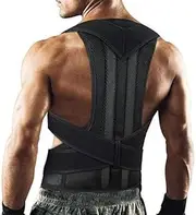 Adjustable Corrector Back Support Shoulder Lumbar Brace Corset Belt