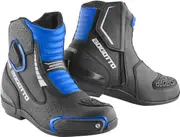 Bogotto Cartagena perforated Motorcycle Boots, black-blue, Size 41 for Women Black Blue