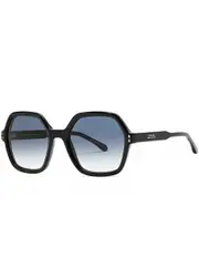 Isabel Marant Oversized Hexagon-frame Sunglasses - Black ONE SIZE
