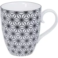 在飛比找momo購物網優惠-【Tokyo Design】瓷製馬克杯 星點黑325ml(水