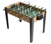 Costway 48'' Wooden Foosball Table Soccer Game Table w/2 Footballs Tabletop Shoot Game Family Party Indoor
