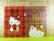 【震撼精品百貨】Hello Kitty 凱蒂貓~三麗鷗 KITTY 日本A4文件夾/資料夾(2入)-40TH紅格#04993