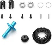 1/10 RC Car Racing Front Straight Axis Kit for Tamiya TT02 XV02 XM01 39T 22047 RC Car Upgrade Parts