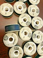 Coats Astra Prewound Black Bobbins Size L - Embroidery Machine Thread 23 count