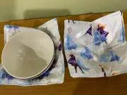 A Microwave Bowl Cozies - Set of 2 Frozen, Spiderman, Bluey,Paw Patrol - BIRTHDA