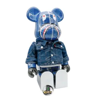 BE@RBRICK 庫柏力克熊 BAPE Levis 潮流 聯名 牛仔 1000% 熊王 面交為主