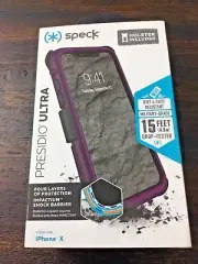 Speck Presidio Ultra Case Holster for Apple iPhone X 10 Purple