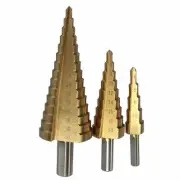 Select 4-12/4-20/4-32 Cutting Open hole Titanium Coated Step Drill Bit Tools