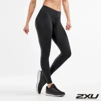 在飛比找momo購物網優惠-【2XU】女 中階 中腰訓練壓縮長褲(黑點綴X)