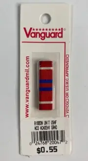 USAF Vintage Award Bar Ribbon Unit NCO Academy Grad Vanguard New, Sealed