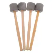 4pcs Intermediate Drum Bass Mallet Marching Tenor Drum Mallets