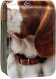 Lipstick Case,Portable Makeup Bag Cosmetic Pouch,Lipstick Holder Makeup Organizer,Cute Cavalier King Charles Spaniel Dog