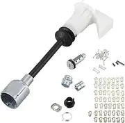 Bonnet Release Lock Repair Kit Hood Lock Cover Fit for Ford Focus Mk2 Length 240mm (Color : As Shown)