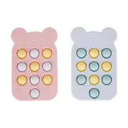Silicone Phone Popper Teether Toy - Assorted