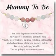 [DOA] Healing Crystal Gifts for Women, Adjustable Crystal Bracelets, Yoga Meditation Relax Gifts for Women Girls with Encourage Quote Card