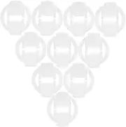 OSOLADY Sleek Cord Clamp Clips 100 Pack for Outdoor String Lights Secure Grip Cable Holders for Home Garden