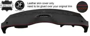 RED STITCH TOP DASH LEATHER COVER FOR BMW MINI R50 R52 R53 04-06 FACELIFT (for: Mini)