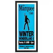The Marquee Club - Winter Wonderland II Vintage Daybill Poster Framed