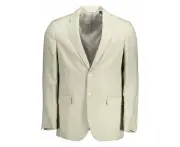 Gant Beige Linen Men Jacket