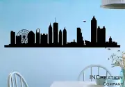Atlanta Skyline Vinyl Wall Decal Georgia Wall Sticker Man cave Bedroom Removable