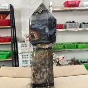 17.9LB WOW! Natural Rare Pietersite Crystal Obelisk Quartz Tower Point Healing