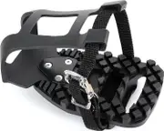 Lertenys Bike and Pedal Toe Clips Compatible with Creative Removal Tool Kit - Indoor Workout Indoor Bike Pedal Adapters, 1 Pair Pack